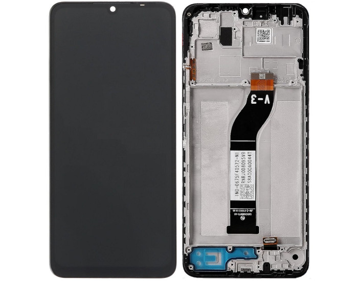 Дисплей с сенсорным экраном (модуль) Xiaomi Redmi 13C /Poco C65, черный с рамкой, оригинал (V-3)