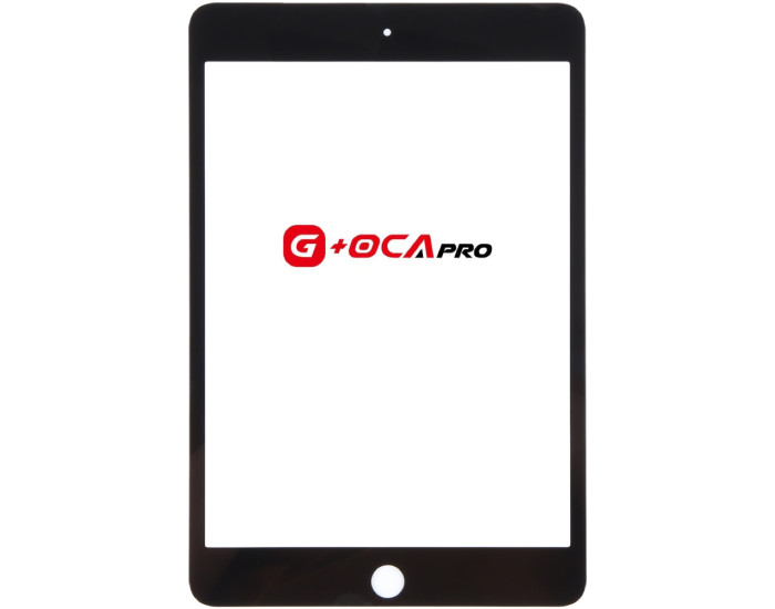 Стекло фронтальное с OCA-пленкой iPad mini 5, черное,  оригинал G+OCA PRo