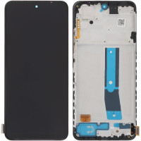 Дисплей с сенсорным экраном (модуль) Xiaomi Redmi Note 12S, черный с рамкой, OLED