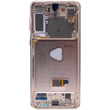 Дисплей с сенсорным экраном (модуль) Samsung G996 Galaxy S21 Plus 5G фиолетовый, с рамкой, оригинал, сервисная упаковка GH-82-27668B