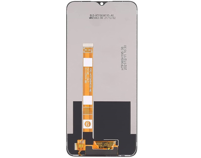 Дисплей с сенсорным экраном (модуль) Realme 5 / 5S / 6i / C3 / Oppo A5 2020 / A8 / A9 2020 / A11 / A31 2020 , FPC-HTF065H019-A0, черный, оригинал