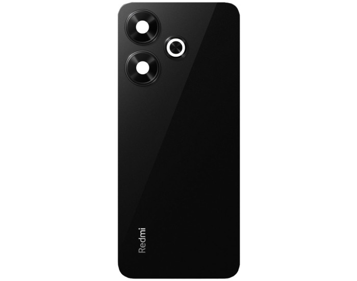 Задня панель корпуси Xiaomi Redmi 13, Black з склом камери