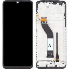 Дисплей с сенсорным экраном (модуль) Xiaomi Redmi 14C / Redmi A3 Pro / Poco C75, черный, с рамкой оригинал
