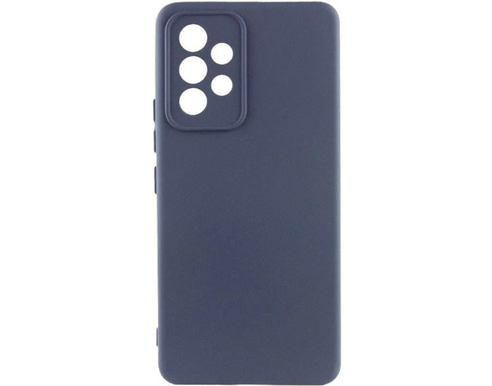 Чохол-силікон Silicone Lakshmi Full Camera Samsung Galaxy A53 5G (Темно-синій / Midnight blue)
