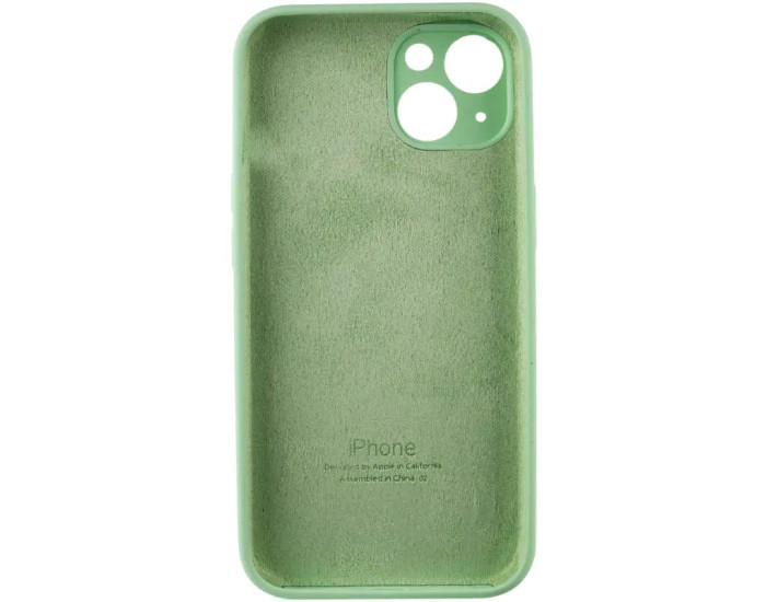 Чехол-силикон оригинал Full Camera Soft Matte iPhone 13, Pistachio