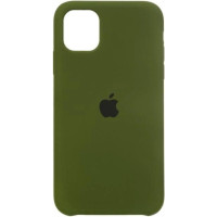 Чехол-силикон Case Full Protective (AA) iPhone 13 Pro (Темно-оливковый / Dark Olive)