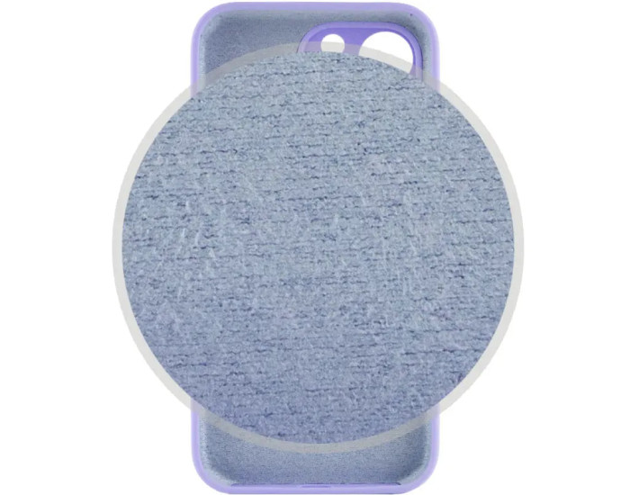 Чехол-силикон оригинал Full Soft Matte iPhone 13 (Лавандовый / Lavender)