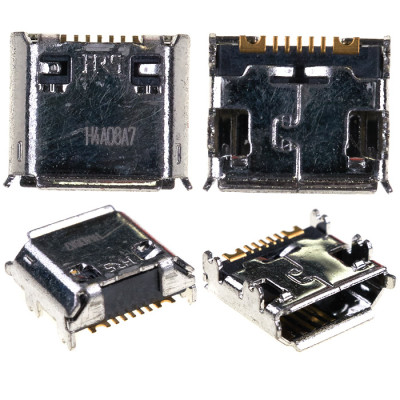 Коннектор зарядки Samsung C6712, 7 pin, micro-USB тип-B