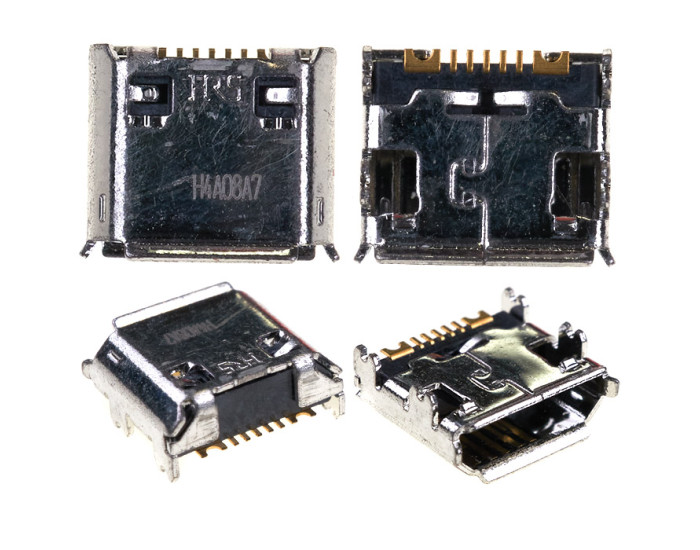 Коннектор зарядки Samsung C6712, 7 pin, micro-USB тип-B