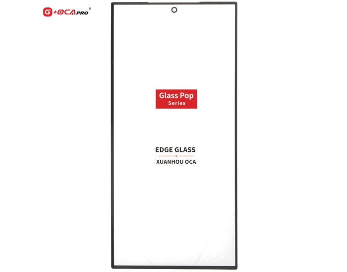 Стекло фронтальное с OCA пленкой Samsung S928 Galaxy S24 Ultra, черное, оригинал G+OCA-PRo
