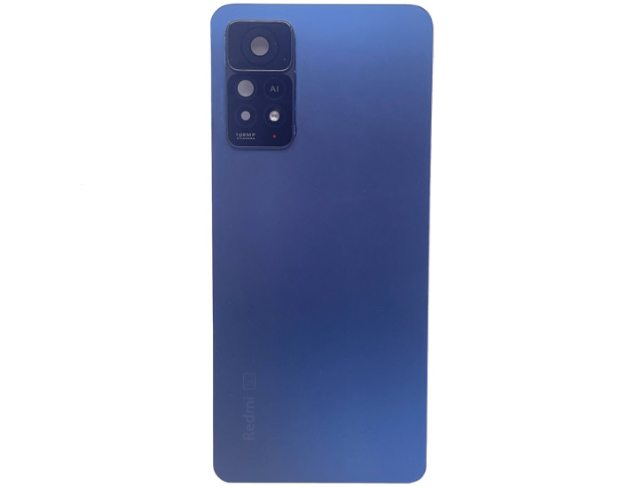 Задняя крышка для Xiaomi Redmi Note 11 Pro 5G, со стеклом камеры, Atlantic Blue, оригинал
