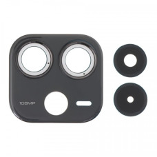 Скло камери для Xiaomi Redmi Note 14 4G з рамкою, Midnight Black