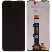 Дисплей з сенсорним екраном (модуль) Motorola XT2159 Moto E40/XT2158-6 Moto E30, чорний, оригінал