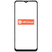 Стекло фронтальное с OCA пленкой Samsung A125 A12 /A022 A02 /A326 A32 (5G) /M127 M12 /M022 M02, черное G+OCA PRo