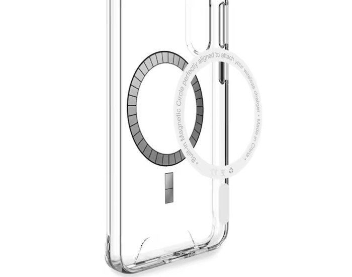 Чехол-силикон Space Case with MagSafe Samsung Galaxy S25 Ultra, Прозрачный															