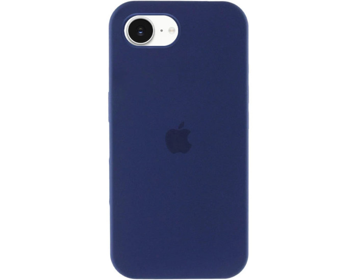 Чехол-силикон оригинал Full Soft Matte iPhone 16e /17e (Синий / Sea blue) 