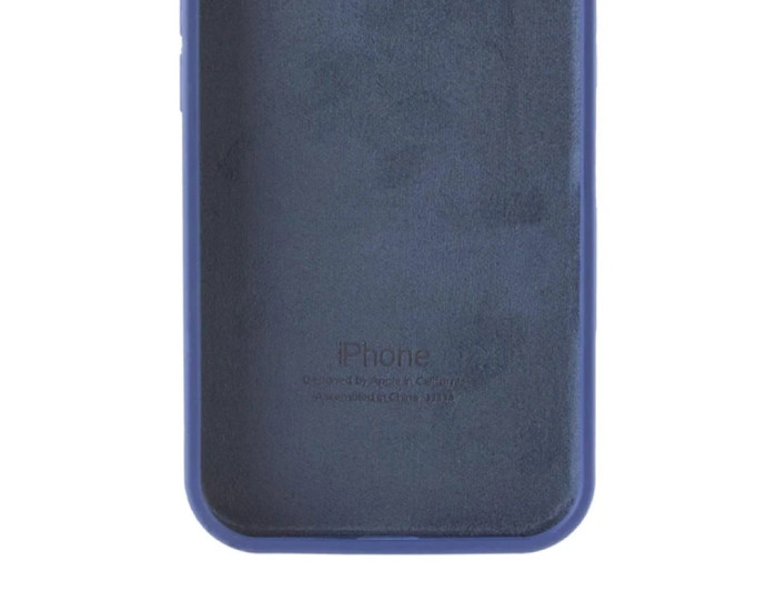 Чехол-силикон оригинал Full Soft Matte iPhone 16e /17e (Синий / Sea blue) 