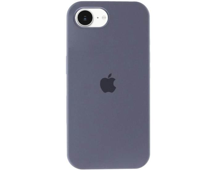 Чехол-силикон оригинал Full Soft Matte iPhone 16e /17e (Серый / Lavender grey)