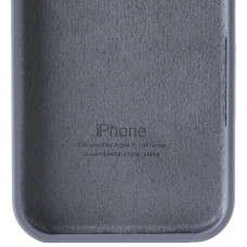 Чехол-силикон оригинал Full Soft Matte iPhone 16e /17e (Серый / Lavender grey)