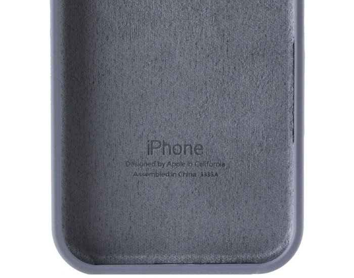 Чехол-силикон оригинал Full Soft Matte iPhone 16e /17e (Серый / Lavender grey)