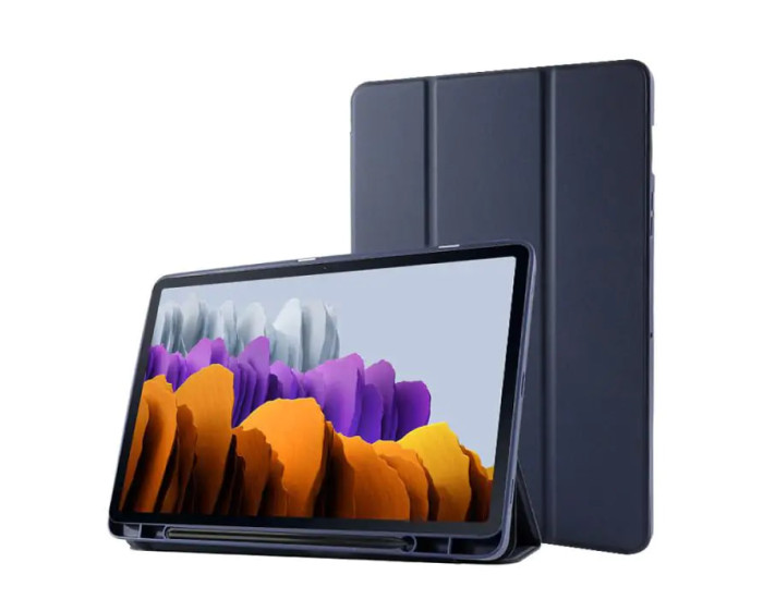 Чохол-книга Smart Case with Pencil на планшет Samsung Tab S10 FE Plus (13.1") Темно-синій