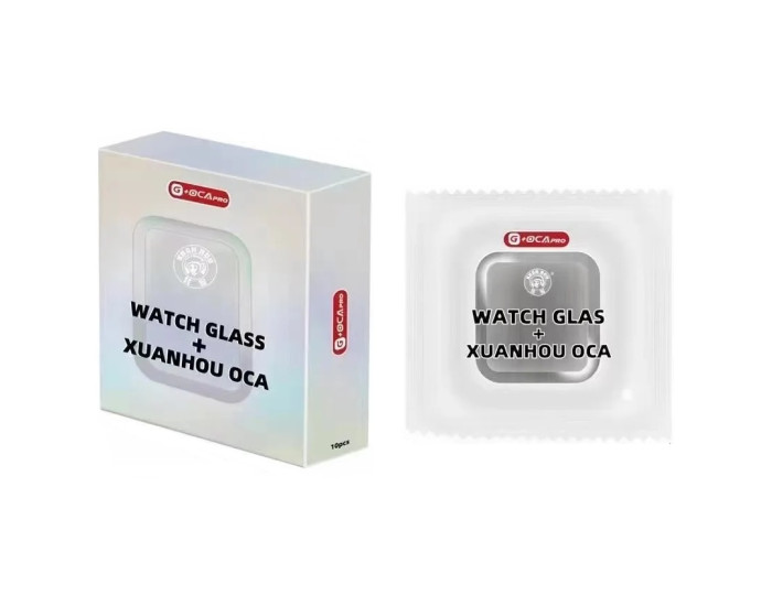 Сенсор c OCA-пленкой Apple  Watch 5 40mm/ SE 40mm/ SE 2022 40mm, черный, оригинал G+OCA PRO