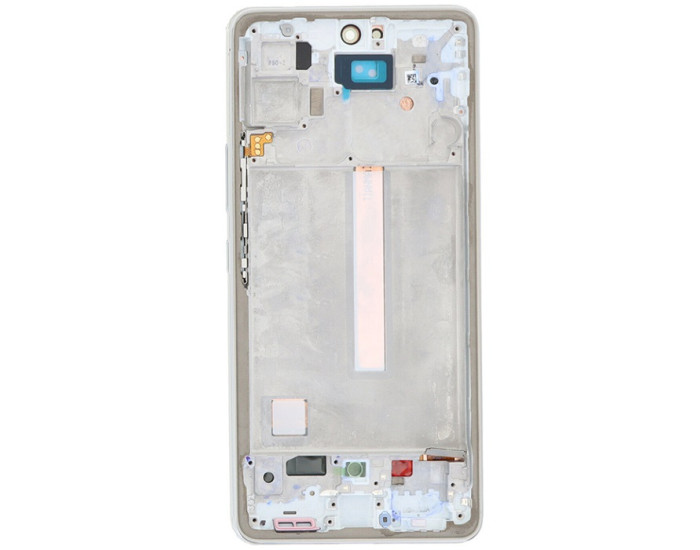 Дисплей с сенсорным экраном (модуль) Samsung A536 A53 5G, серебро, TFT с рамкой