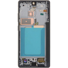 Дисплей с сенсорным экраном (модуль) Samsung S938 S25, сервисная упаковка, оригинал с рамкой Blue Black