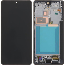 Дисплей с сенсорным экраном (модуль) Samsung S938 S25, сервисная упаковка, оригинал с рамкой Blue Black