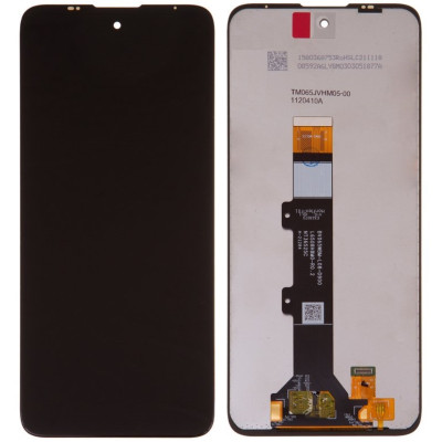 Дисплей з сенсорним екраном (модуль) Motorola XT2159 Moto E40 / XT2158-6 Moto E30, чорний, оригінал