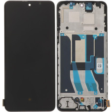 Дисплей с сенсорным экраном (модуль) Realme 12 Plus, черный с рамкой, оригинал
