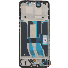 Дисплей с сенсорным экраном (модуль) Realme 12 Plus, черный с рамкой, оригинал