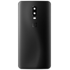 Задняя крышка для OnePlus 6T A6013, черная со стеклом камеры