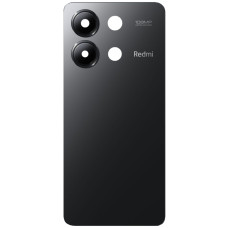 Задняя панель корпуса Xiaomi Redmi Note 13 4G, со стеклом камеры Black