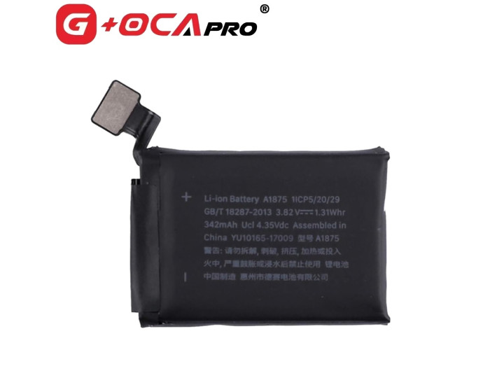 Акумулятор Apple Watch 3 42mm версія GPS, A1875, 342mAh, оригінал G+OCA PRo