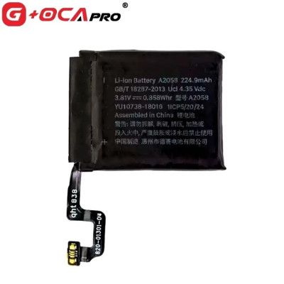 Аккумулятор Apple Watch 4 40mm A2058, 224.9mAh, оригинал G+OCA PRo