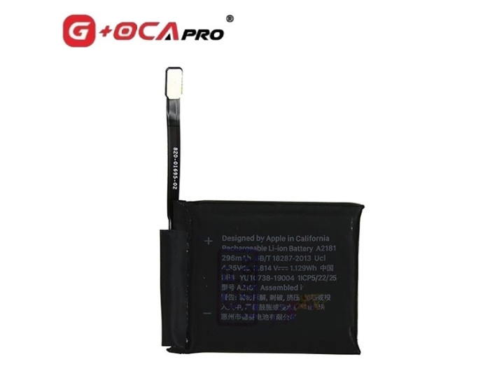 Акумулятор Apple Watch SE 2022 44mm, 296 mAh, оригінал G+OCA PRo