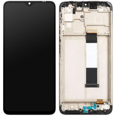 Дисплей с сенсорным экраном (модуль) Xiaomi Redmi 9T, Poco M3, черный с рамкой
