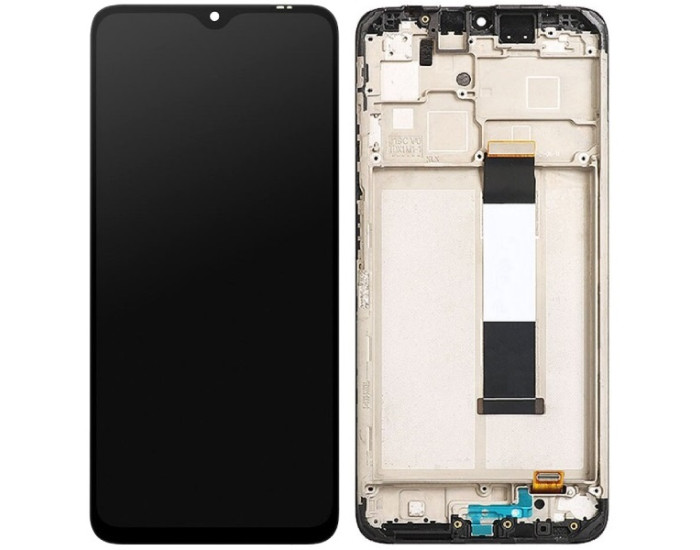 Дисплей с сенсорным экраном (модуль) Xiaomi Redmi 9T, Poco M3, черный с рамкой