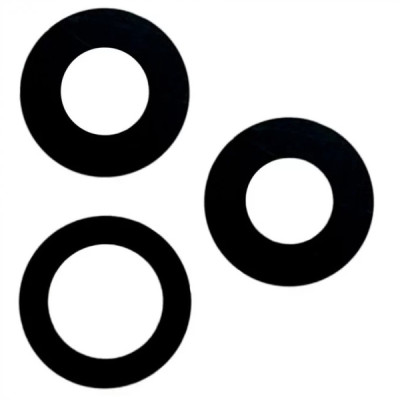 Стекло камеры для iPhone 12 Pro, 3 шт, черное