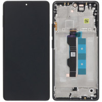 Дисплей с сенсорным экраном (модуль) Xiaomi Redmi Note 13 Pro 4G / Poco M6 Pro 4G, черный с рамкой, оригинал