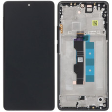 Дисплей с сенсорным экраном (модуль) Xiaomi Redmi Note 13 Pro 4G / Poco M6 Pro 4G, черный с рамкой, оригинал