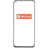 Скло фронтальне з OCA-пленкой для Oppo Reno 5 / Reno 6/ Reno 7 5G /Oppo K9 Pro/ Oppo K9/ Reno 5K / Realme GT / OnePlus Nord 2 5G, чорне G-OCA Pro