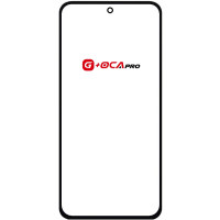Скло фронтальне з ОСА-плівкою Samsung A366 A36 / A566, чорне оригінал G+OCA PRo