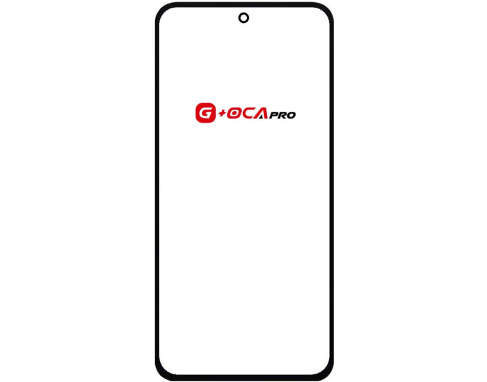 Стекло фронтальное с ОСА-пленкой Samsung A366 A36 /A566, черное, оригинал G+OCA PRo