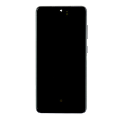 Дисплей з сенсорним екраном (модуль) Samsung G990 Galaxy S21 FE, чорний з рамкою, OLED