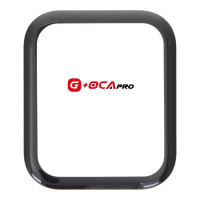 Скло фронтальне c OCA-пленкой Apple Watch 4 40mm/ 5 40mm/ SE 40mm/ 6 40mm, чорне, оригінал PRC G+OCA PRo