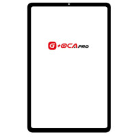 Стекло фронтальное с OCA-пленкой Xiaomi Pad SE 11 черное с олефобным покрытием, оригинал, G+OCA PRo