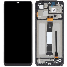 Дисплей с сенсорным экраном (модуль) Xiaomi Redmi 12C /Redmi 11A /Poco C55, черный с рамкой, оригинал
