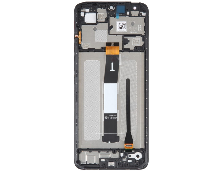 Дисплей с сенсорным экраном (модуль) Xiaomi Redmi 12C /Redmi 11A /Poco C55, черный с рамкой, оригинал